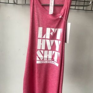 Muscle tank workout top